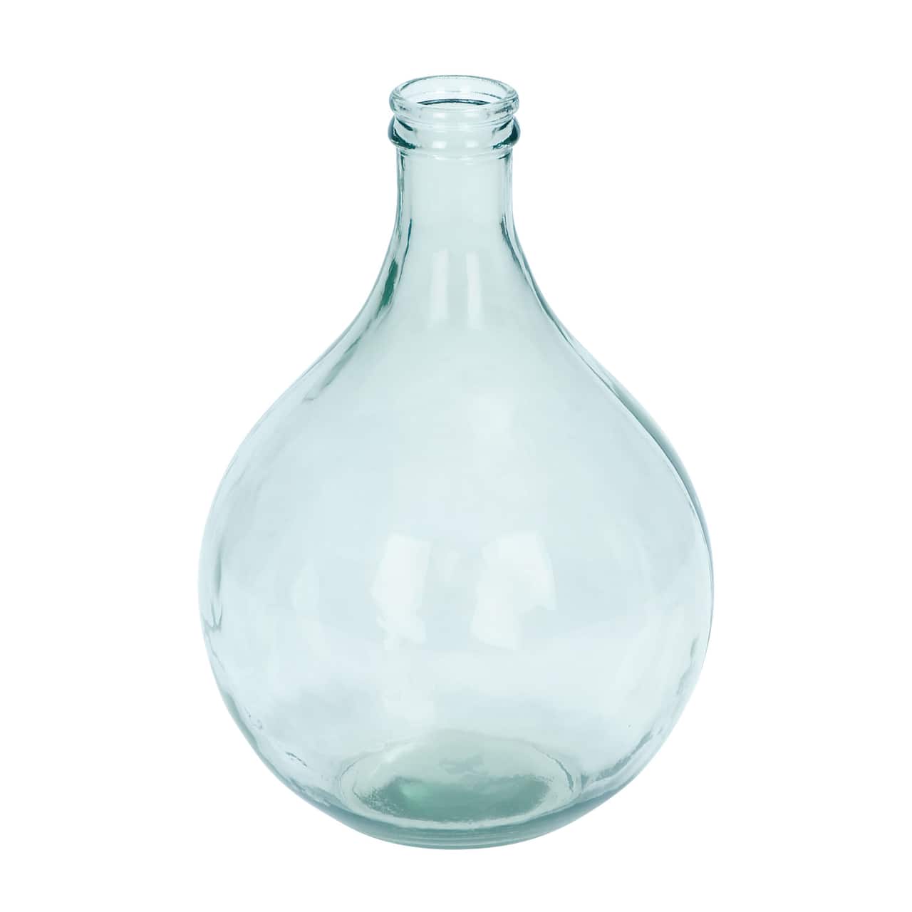 17&#x22; Clear Glass Farmhouse Vase